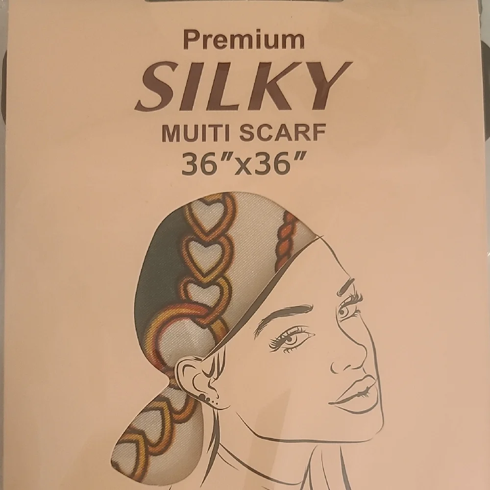 Premium Silky Satin Multi Scarf